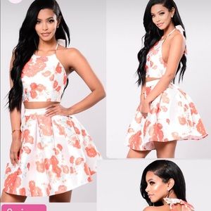 Fashion Novas 2- Piece Floral Skirt Set